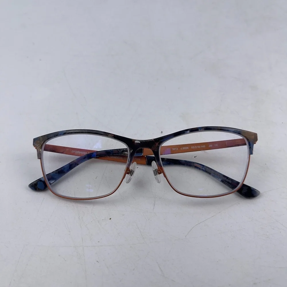 Prodesign Denmark 3613 C9024 Womens Eyeglasses Frames Tortoise‎ Orange 53-16 140